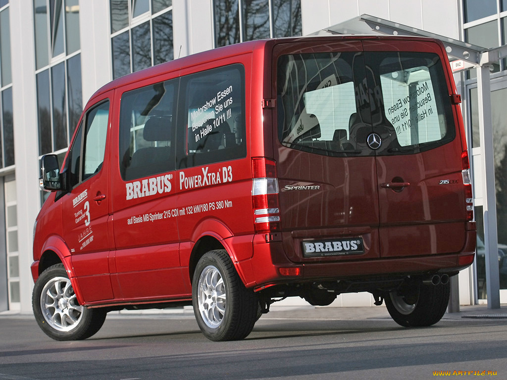 2007, brabus, mercedes, benz, sprinter, 